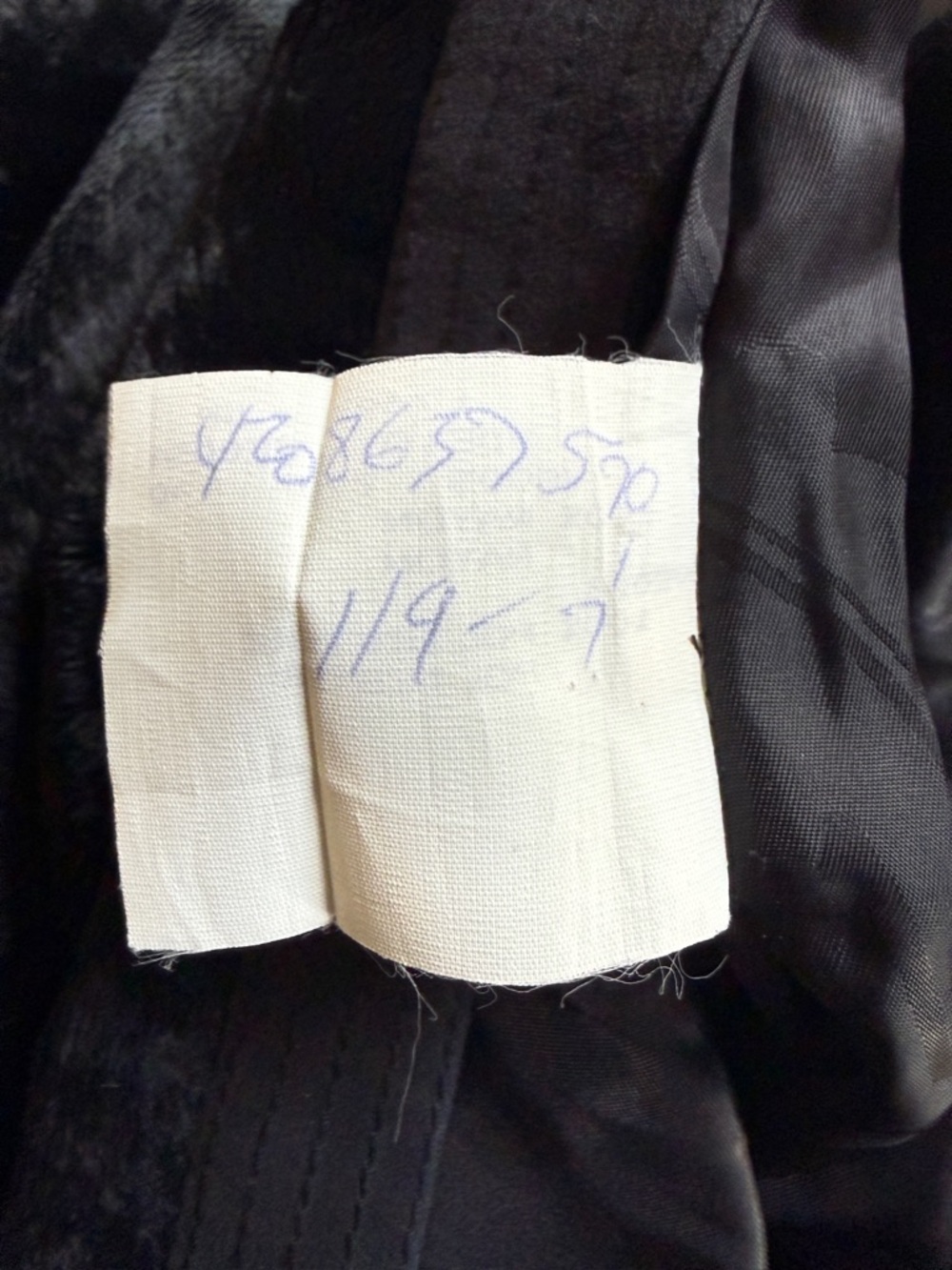 Viktor & Rolf Black Vegan Pony Fur Midi Pencil Skirt, Size 40 (sample) - Picture 5 of 9